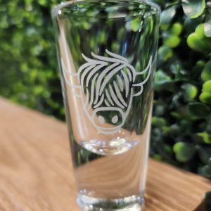 Highland Cow Shot Glass