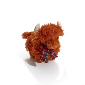 16cm Highland Cow Plush Teddy