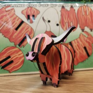 Highland Cow Pop-Up 3D Model
