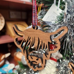 Highland Cow Hanging Decoration