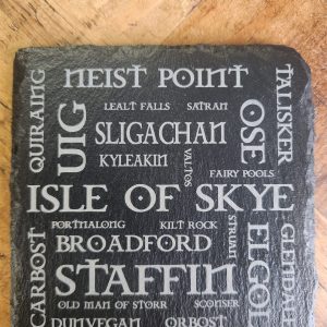 Isle of Skye Place Names Slate Coaster