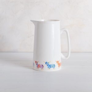Large Highland Cow Pitcher Jug in Bone China