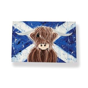 McMoo Highland Cow Tea Towel
