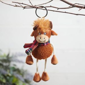 Highland cow dangly keyring