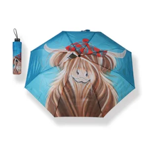 McMoos Blue Hamish Folding Umbrella