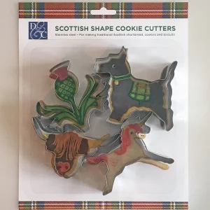 Scottish shape Cookie cutter set