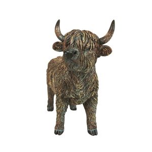 Highland Cow Standing 18x16cm