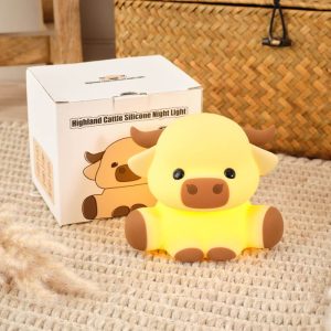 Highland Cow silicone night light