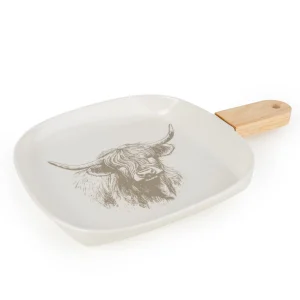 Highland Cow Serving Paddle